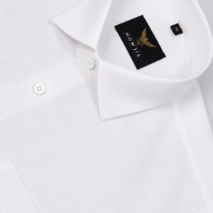 HOWJIS Premium White Formal Shirt for Men